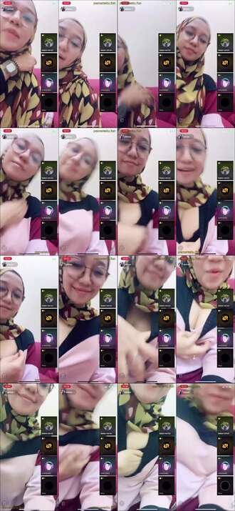 hijab kacamata cantik vcs dikasih pap tetek