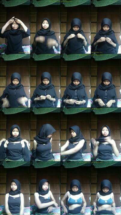 Ela ABG Jilbab 18yo pemersatu fun (3)