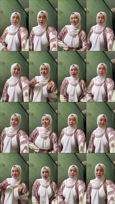 hijab binal tiktoker glowing sange (1)