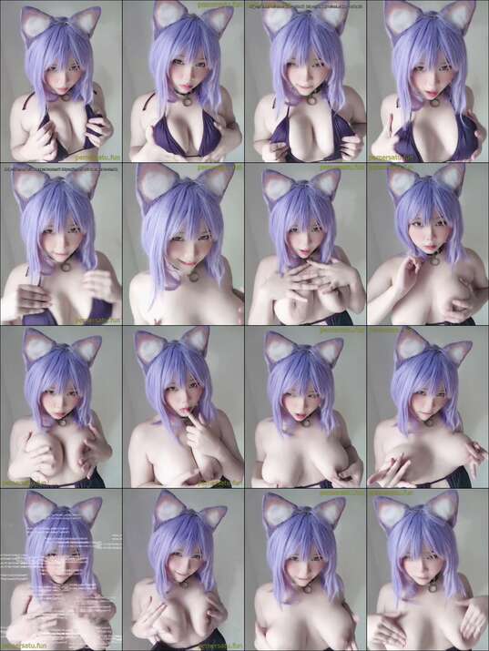 tsunnyanchan abg 18yo cosplay okayu nekomata (1)