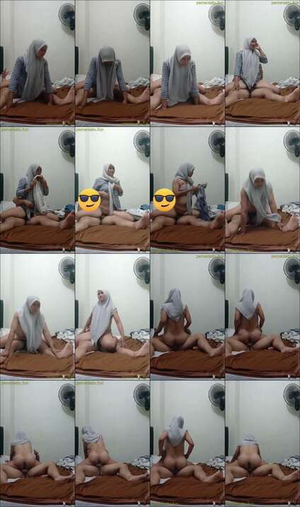 hijab menikmati kontol sampai merem melek