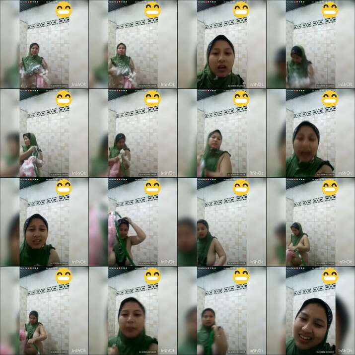 ughtea mandi pake jilbab
