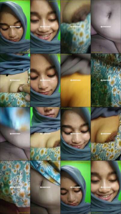 entot tetangga hijab pakai batik bunga (2)