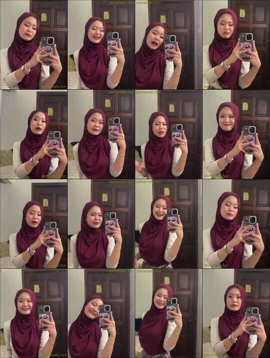hijab maroon toket gede (1)