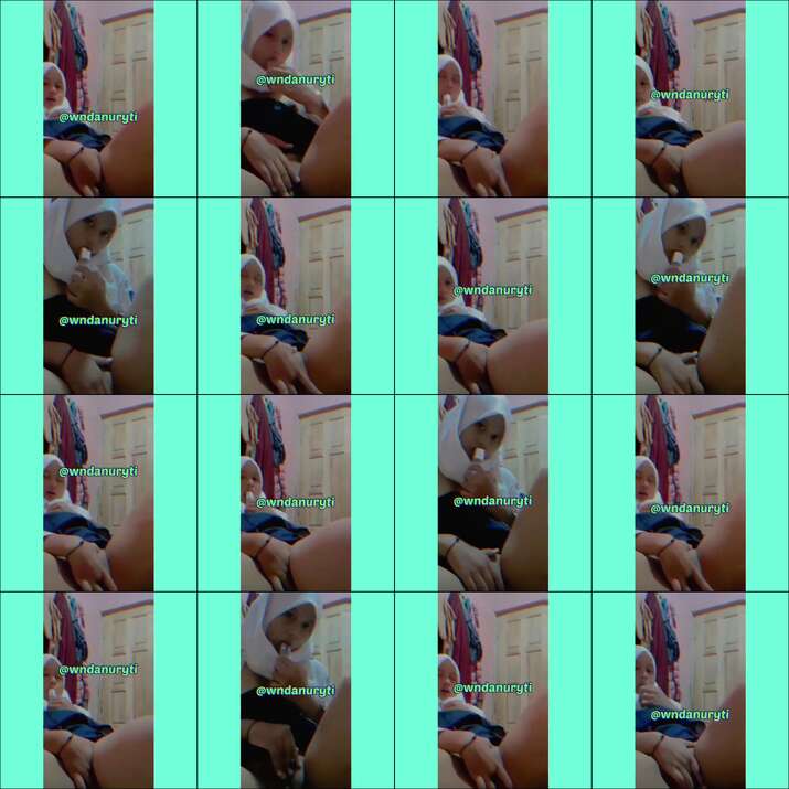 Bocil hijab SMP omek sambil ng3mut botols