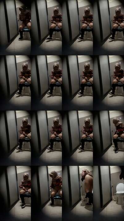 Ngintip Hijaber Kemeja Pekerja Keras
