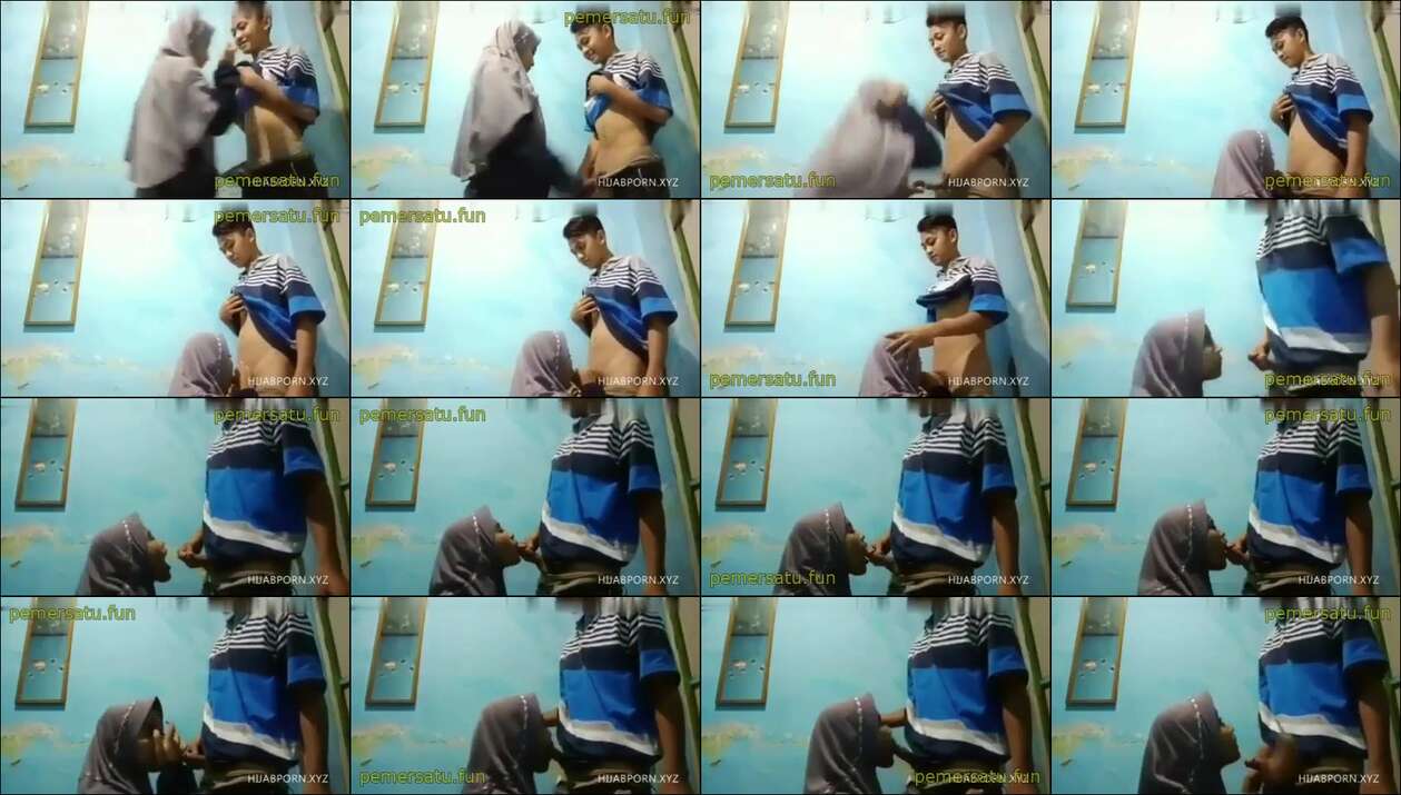 hijab lugu abg 18yo sepong kontol saat sepi