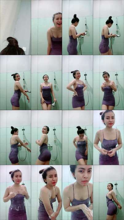 Gadis Cantik Live Mandi Tyas