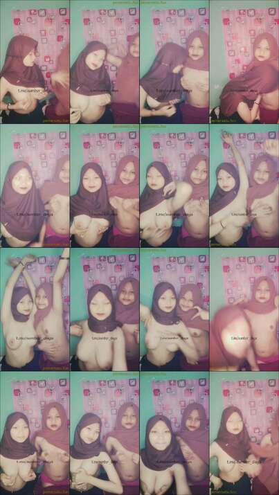 Nissa dan Adik ABG Jilbab 18yo Pamer Tetek pemersatu fun (2)
