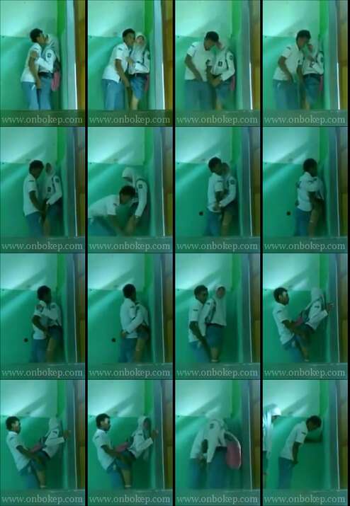 siswi jilbab ml di lokal mumpung sepi