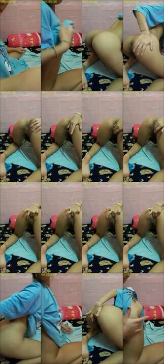 abg cakep 18yo dinding pink Colok memek sendirian (19)