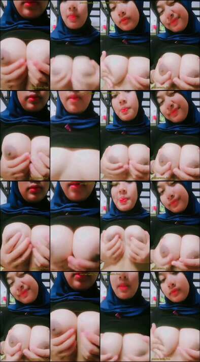 hijab cantik puting hitam toket gede sange (1)