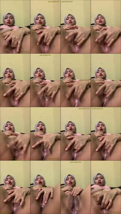 feby cakep manis ketagihan kontol jadi colok memek masih pakai jilbab