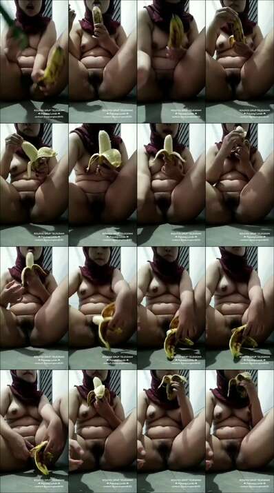 Colok memek pakai Pisang Masak