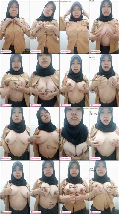 hijab abg pramuka tobrut remas toket di wc