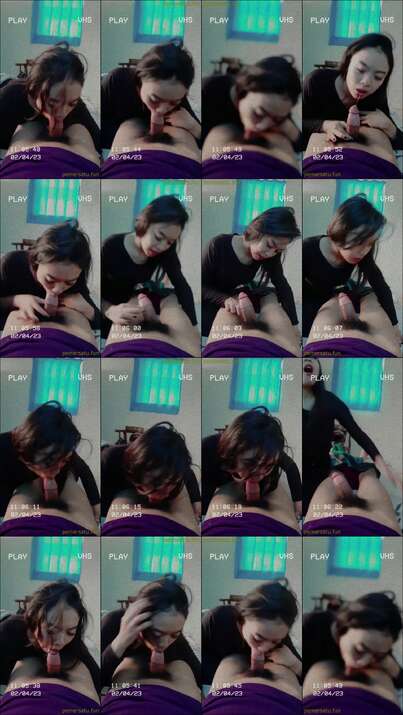 cantik mulus ngentot kontol gede filter VHS tiktok (1)