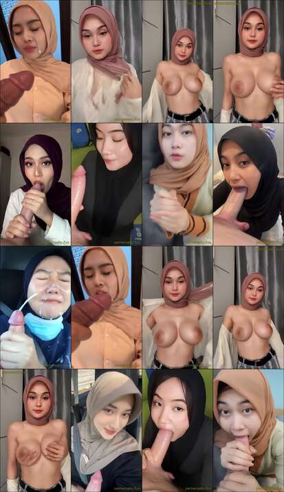 kompilasi hijab cantik dikontolin crot