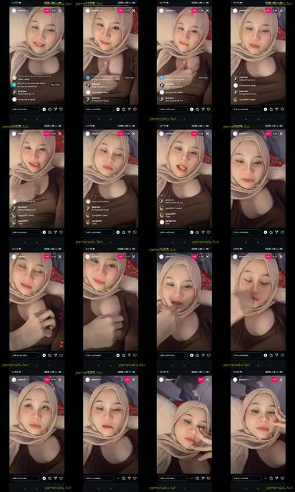 Babyputt Putmeg 18yo hijab jilbab colmek live (6)