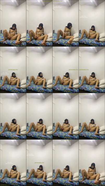 zenn hijab cakep abg 18yo colok memek sampai becek mov (5)