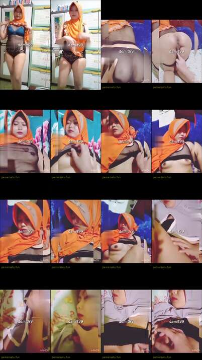 binor hijab orange