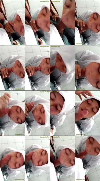 jilbab seragam 18yo sepong di kelas