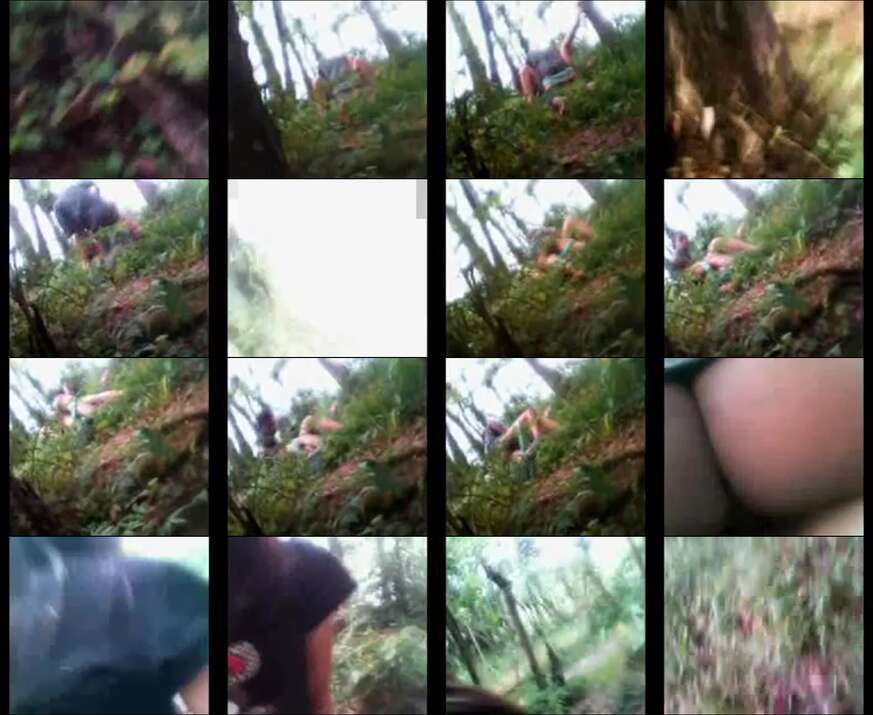 Ketahuan warga entot di hutan