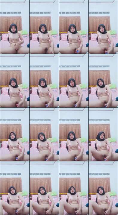 abg sukabumi kerudung hitam omek pakai hitam panjang besar (new)
