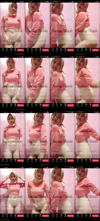 hijab tiktoker 18yo sange telanjang mulus (3)