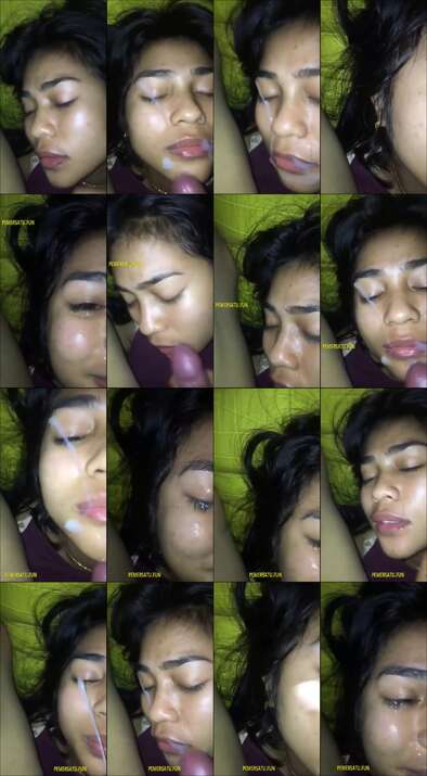 lagi tidur crot dimuka (new)