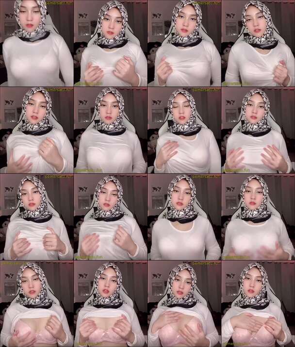 Vallen Hijab Putih Malay (3)
