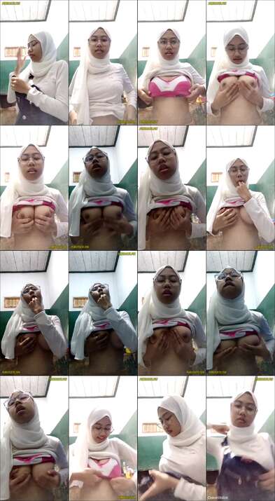 hijab kacamata 18yo sange kangen mantan (1)