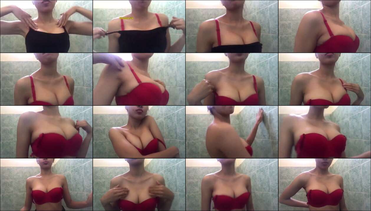 abg cantik bh merah telanjang