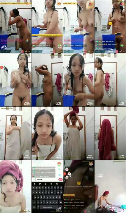 dewi imut 19yo live mandi bugil (1)