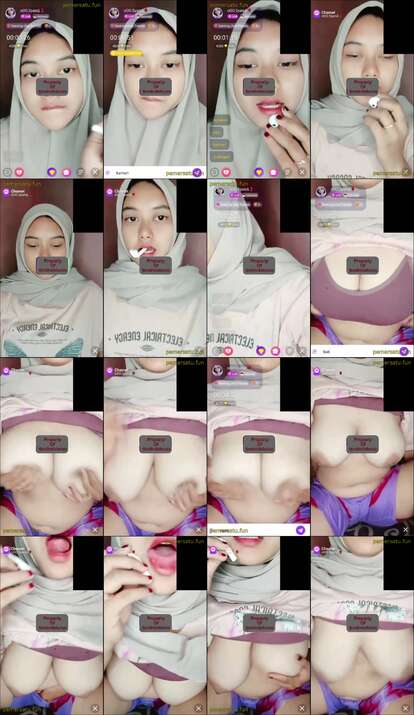 vcs hijab putih cantik sange