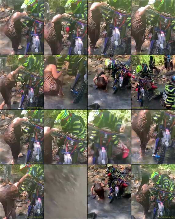 pengendara motocross colokin memek mbak di gunung