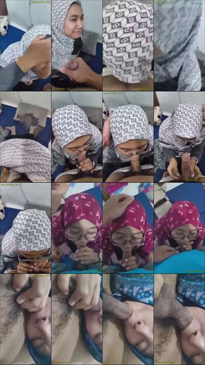 kompilasi jilbab viral pakai hijab sepong kontol