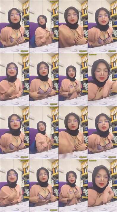 hijab kacamata pap toket di kantor