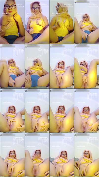jilbab pink kacamata memek sempit basah