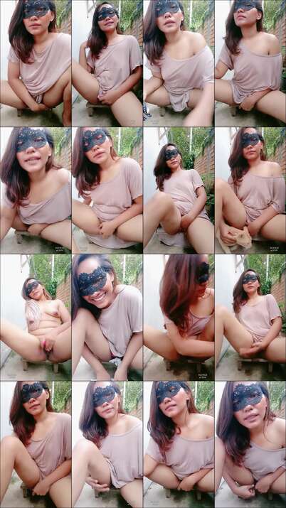 Zahra Omek Outdoor Samping Rumah - Prank Ojol