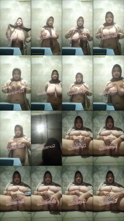 hijab hitam cakep imut tobrut toge (4)