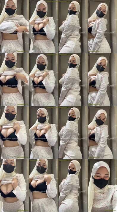 hijab cantik goyang tiktok pamer dalaman
