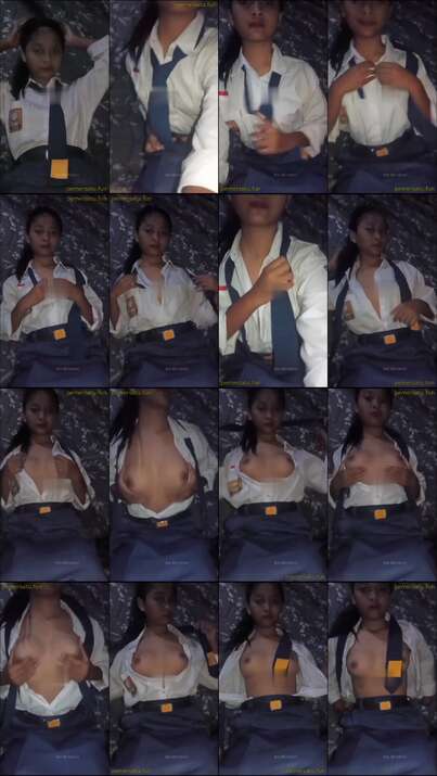 Indri abg 18yo seragam biru sange (3)