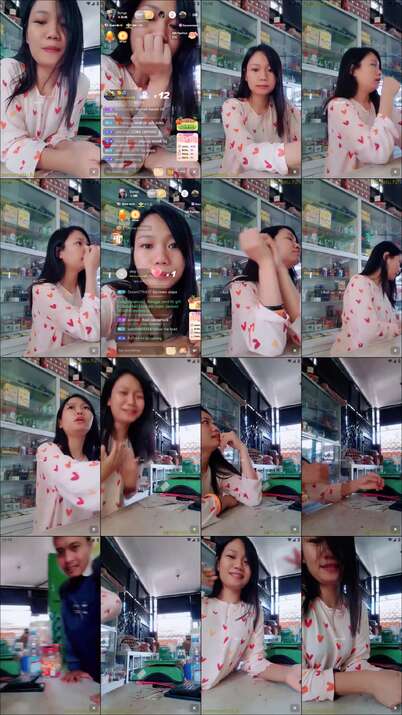cantik penjaga warung bayar grepe toket