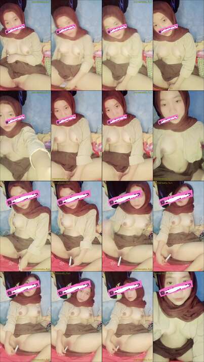 Elsa Cwan ABG 18yo Skin Pramuka Jilbab Colmek Pulpen fulldur