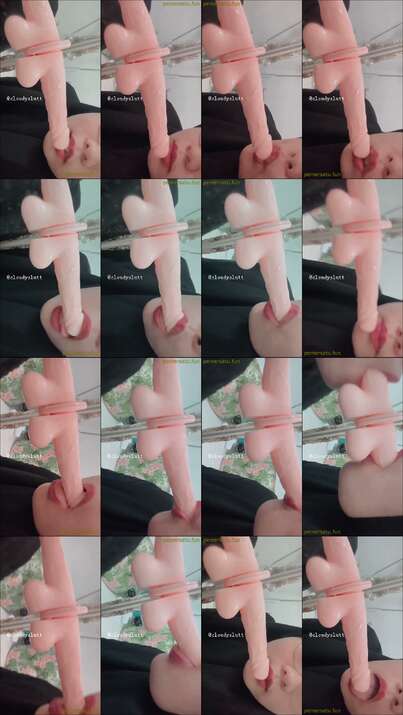 CloudySlutt ABG Jual Konten Colmek Pakai Dildo 18yo pemersatu fun (34)