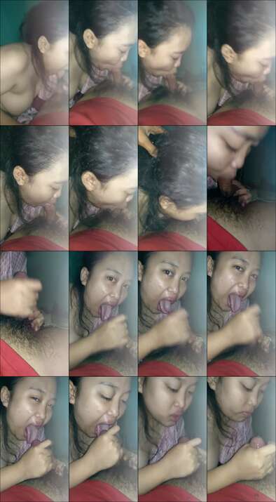 Sepong mantan sampe crot di mulut