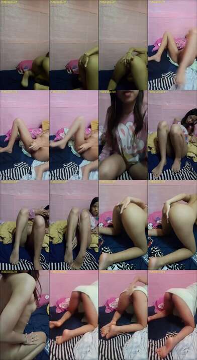 abg cakep 18yo dinding pink Colok memek sendirian (9)