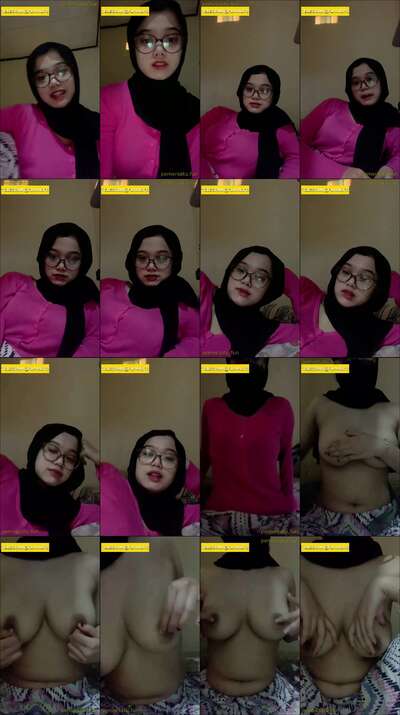 jilbab hitam baju pink memeknya juga pink (1)