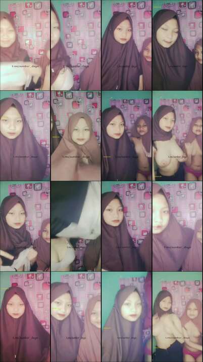 dua jilbab pamer susu di TikTok