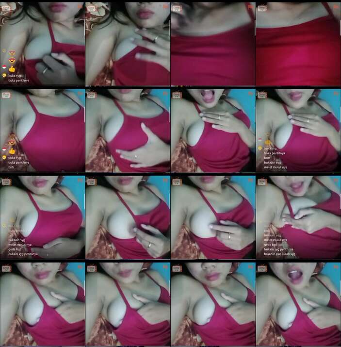 Ome tv susu bulat tantop merah